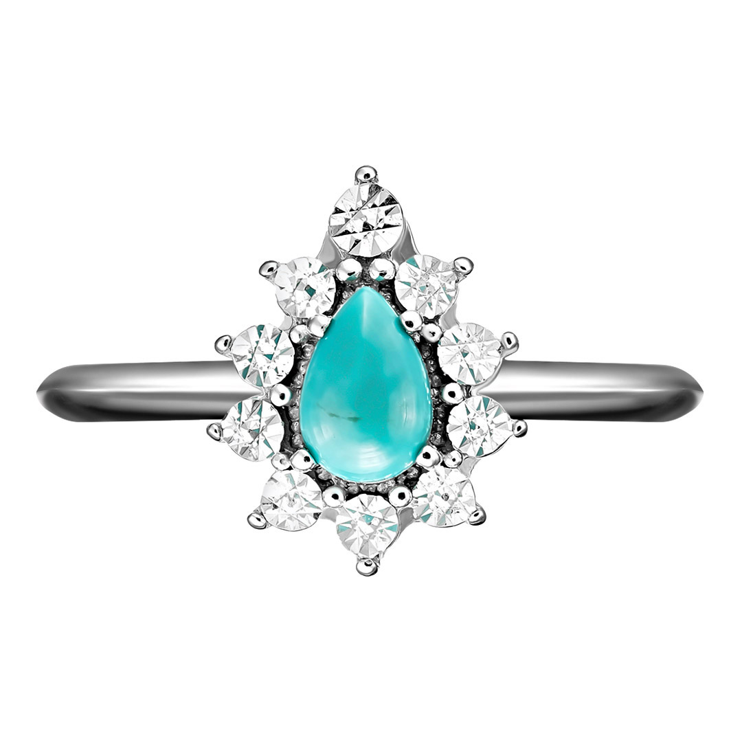 Серебряное кольцо с бирюзой