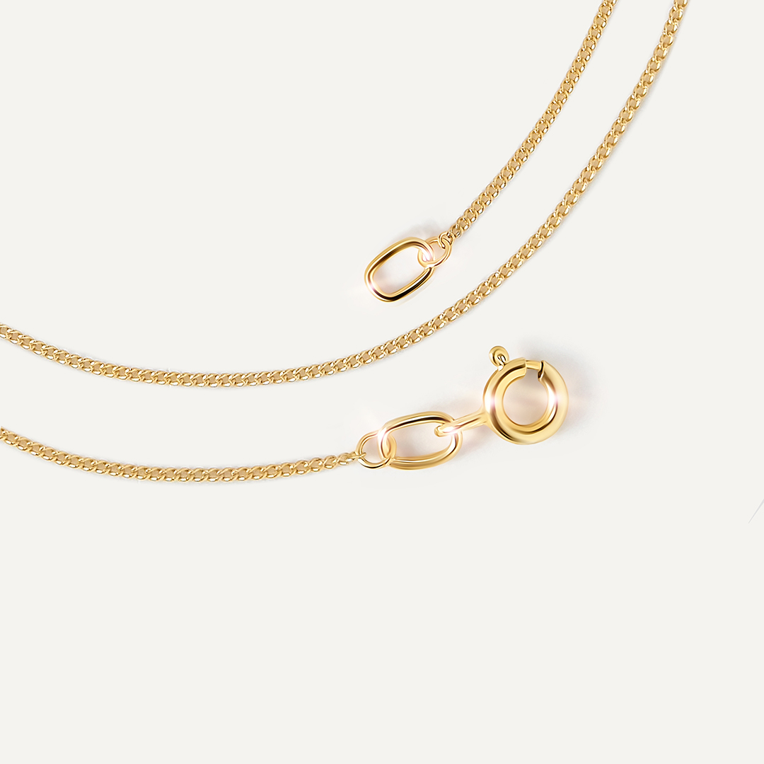 Серебряная цепь плетение "Панцирное"