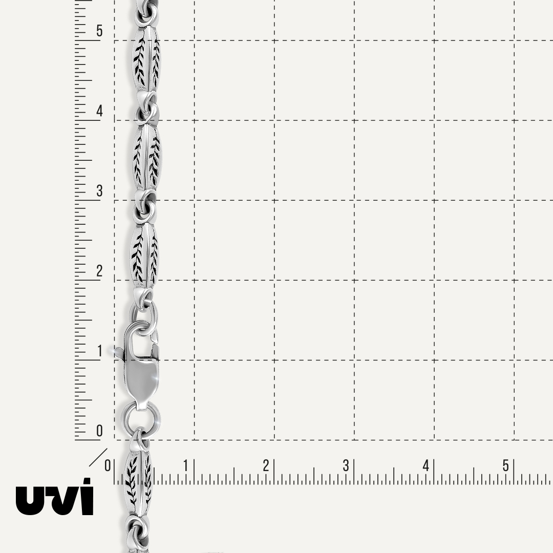 Серебряная цепь плетение "Фантазийное"