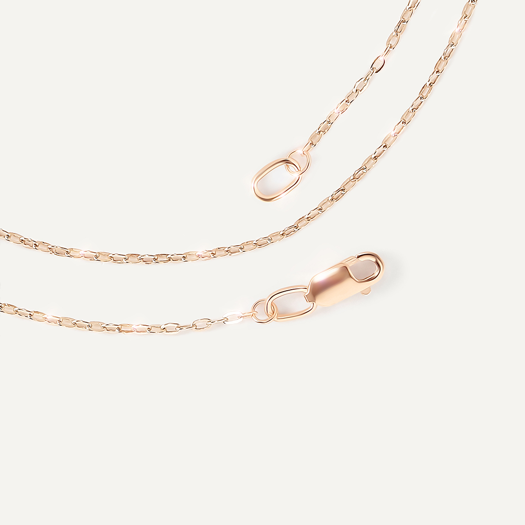 Серебряная цепь плетение "Якорное"