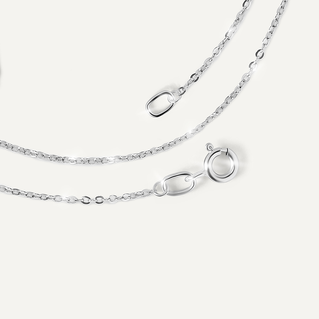 Серебряная цепь плетение "Якорное"