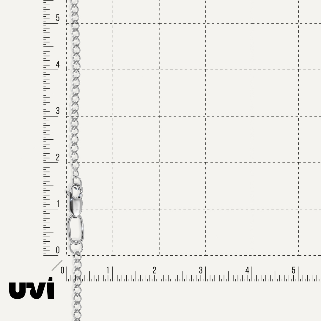 Серебряная цепь плетение "Ромб"
