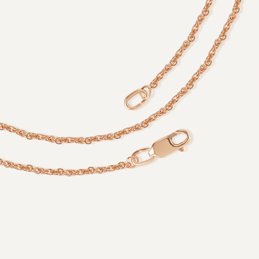 Серебряная цепь плетение "Сингапур"