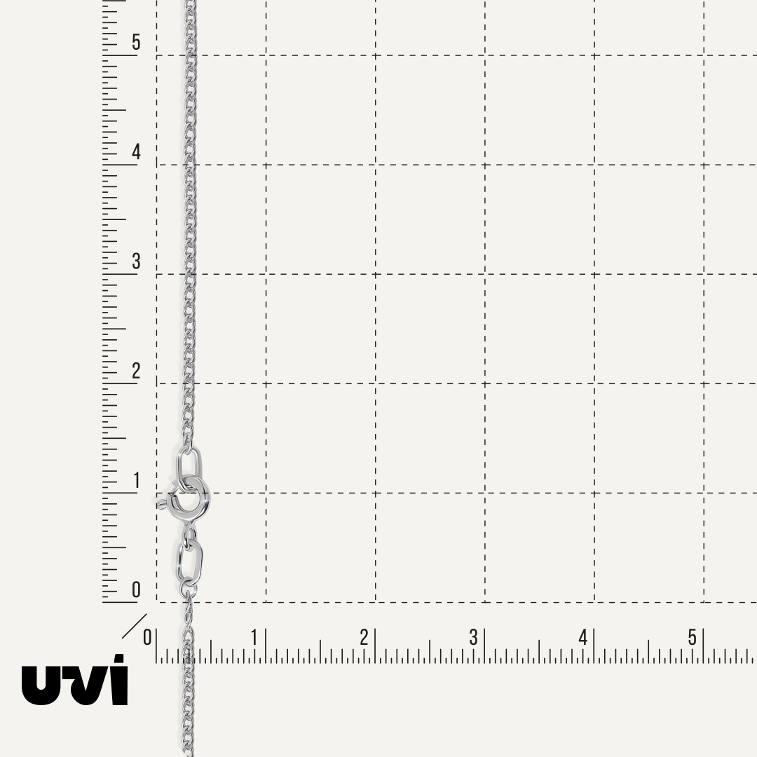 Серебряная цепь плетение "Двойной Ромб"