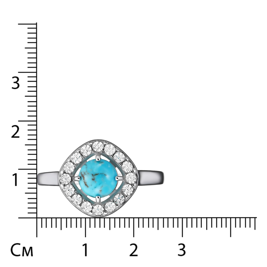 Серебряное кольцо с бирюзой