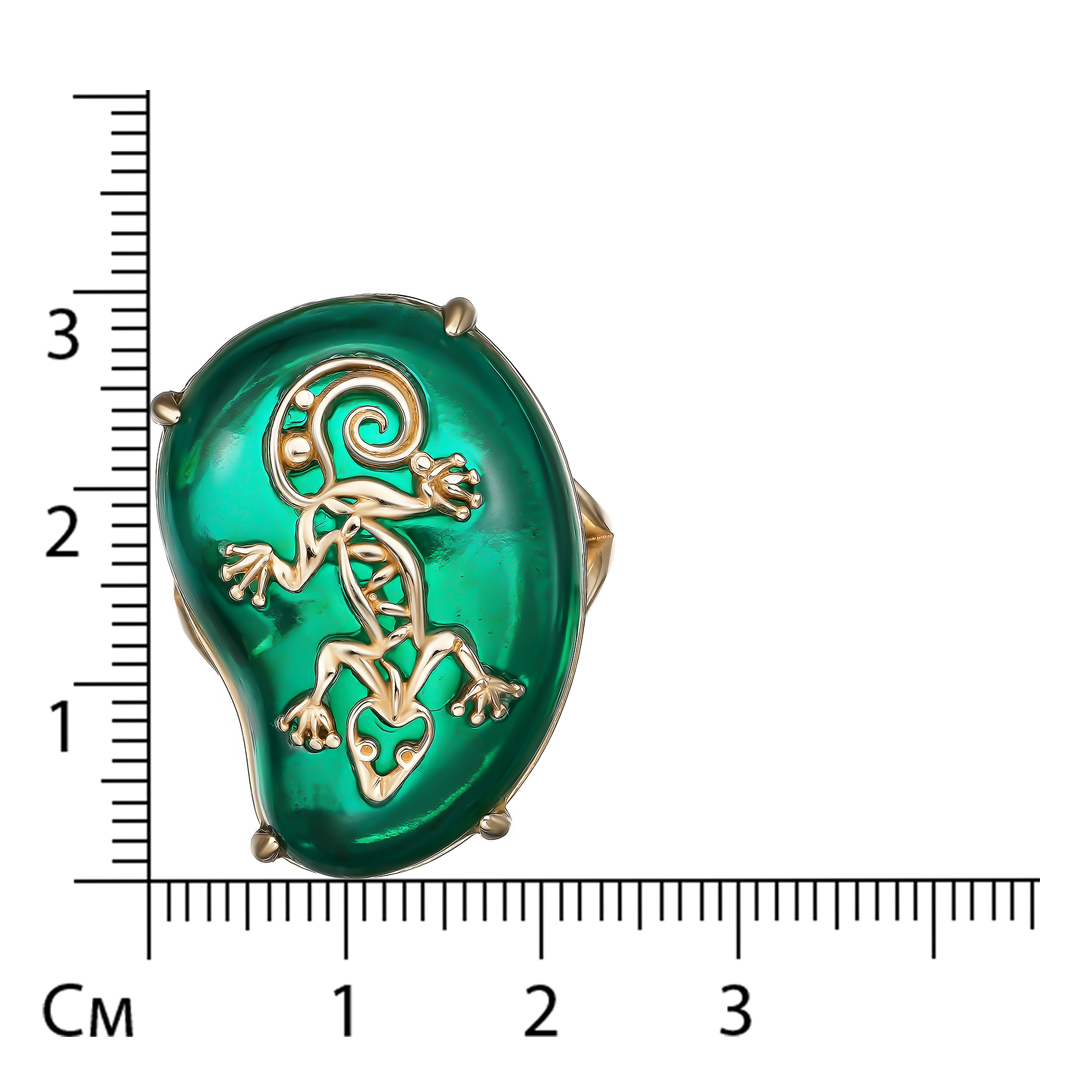 Серебряное кольцо 925 пробы; вставки 1 Янтарь;