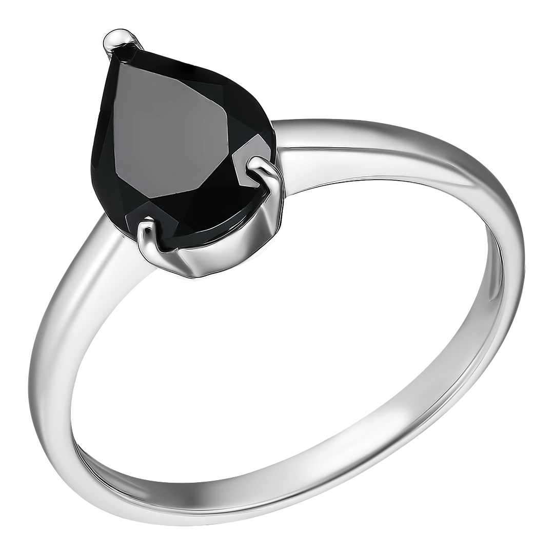 Серебряное кольцо 925 пробы; вставки 1 Турмалин;