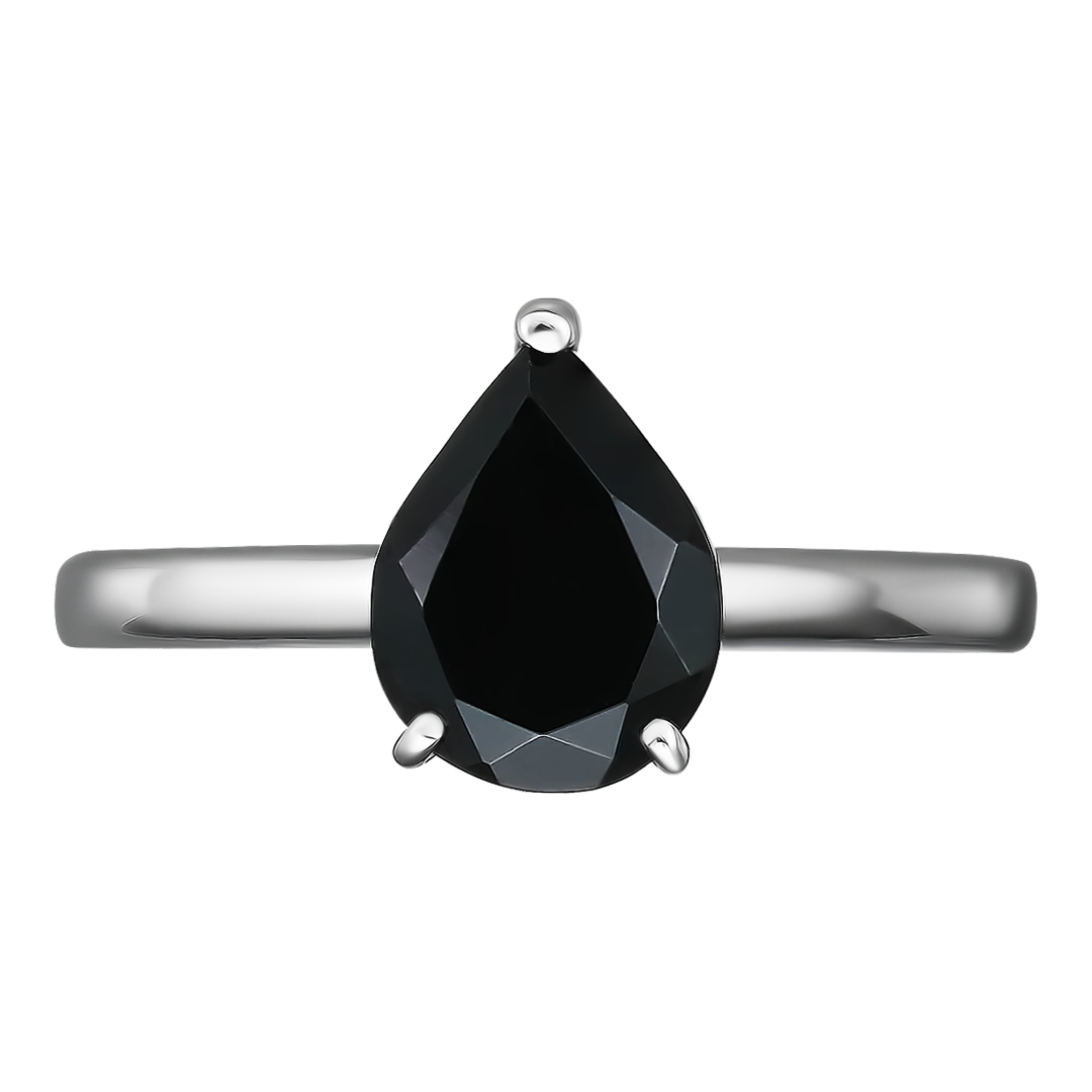 Серебряное кольцо 925 пробы; вставки 1 Турмалин;