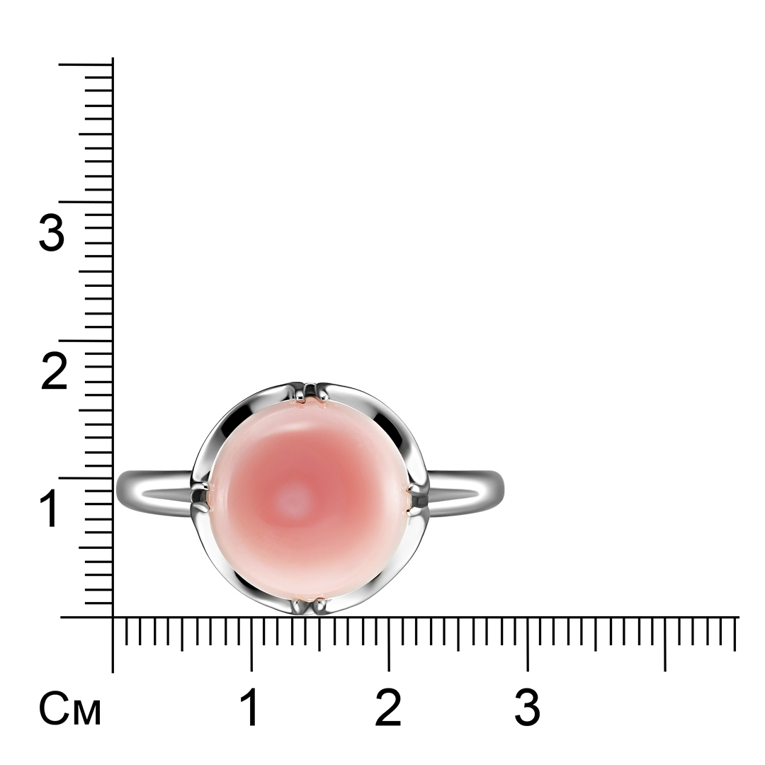 Серебряное кольцо с кораллом