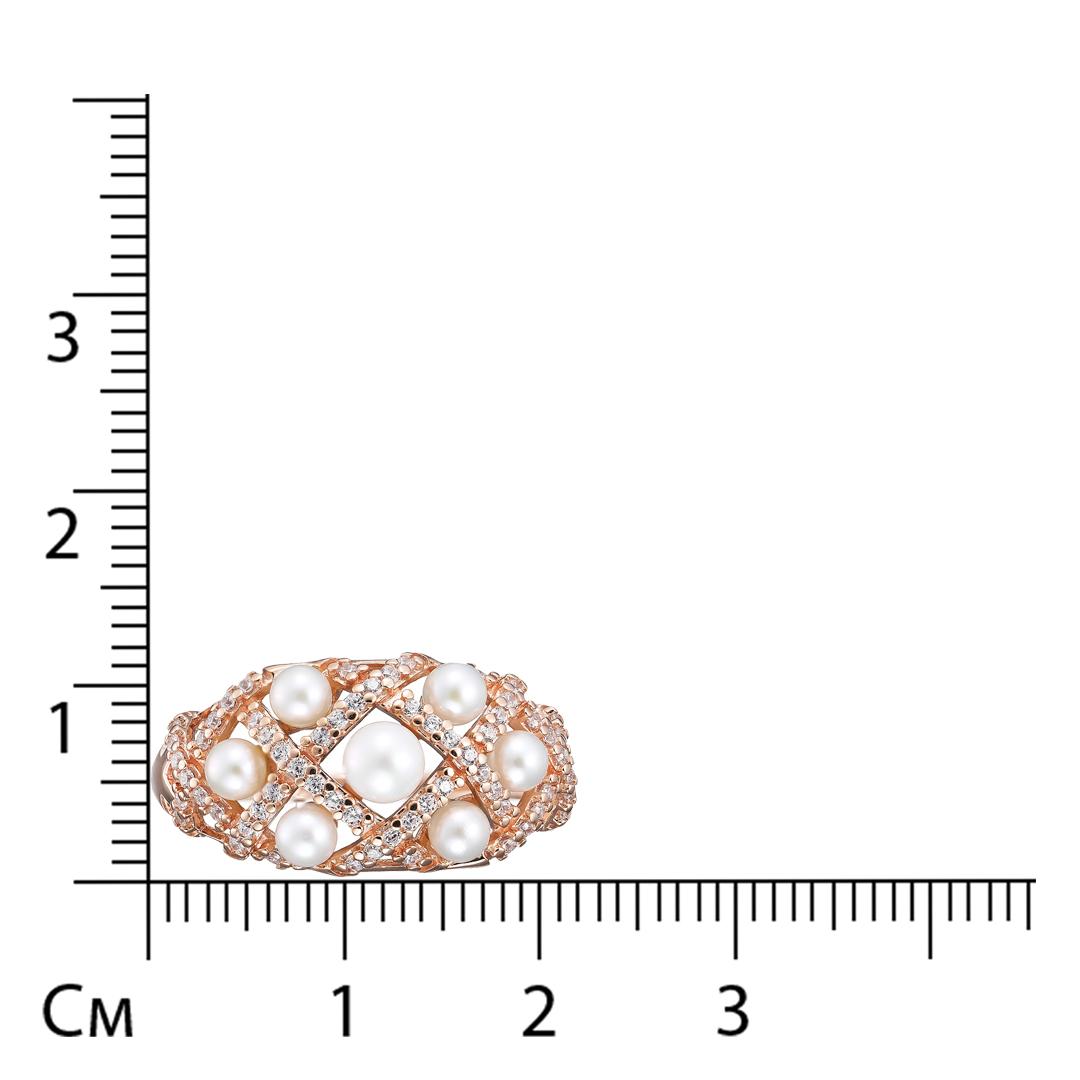 Серебряное кольцо с жемчугом
