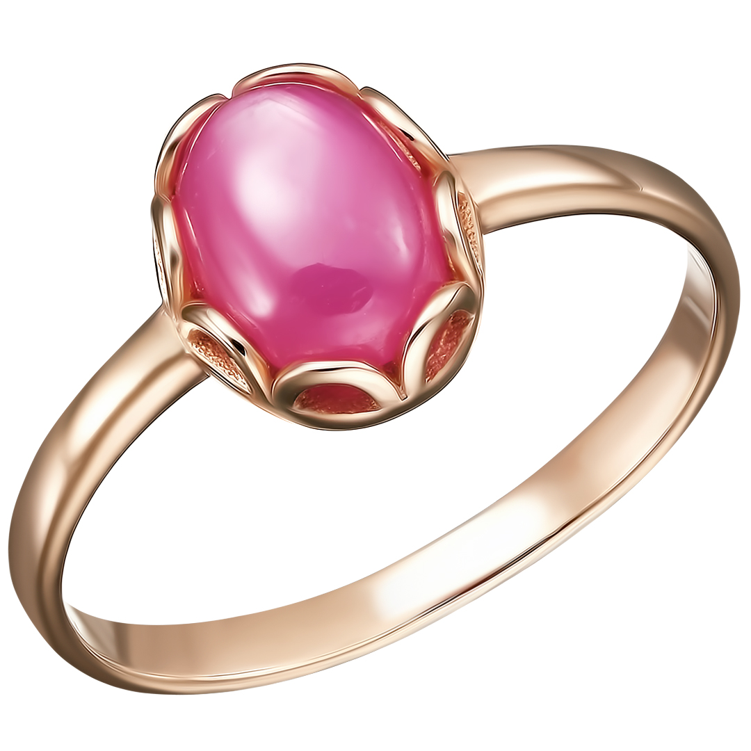 Серебряное кольцо 925 пробы; вставки 1 Рубин 2,256 F/2