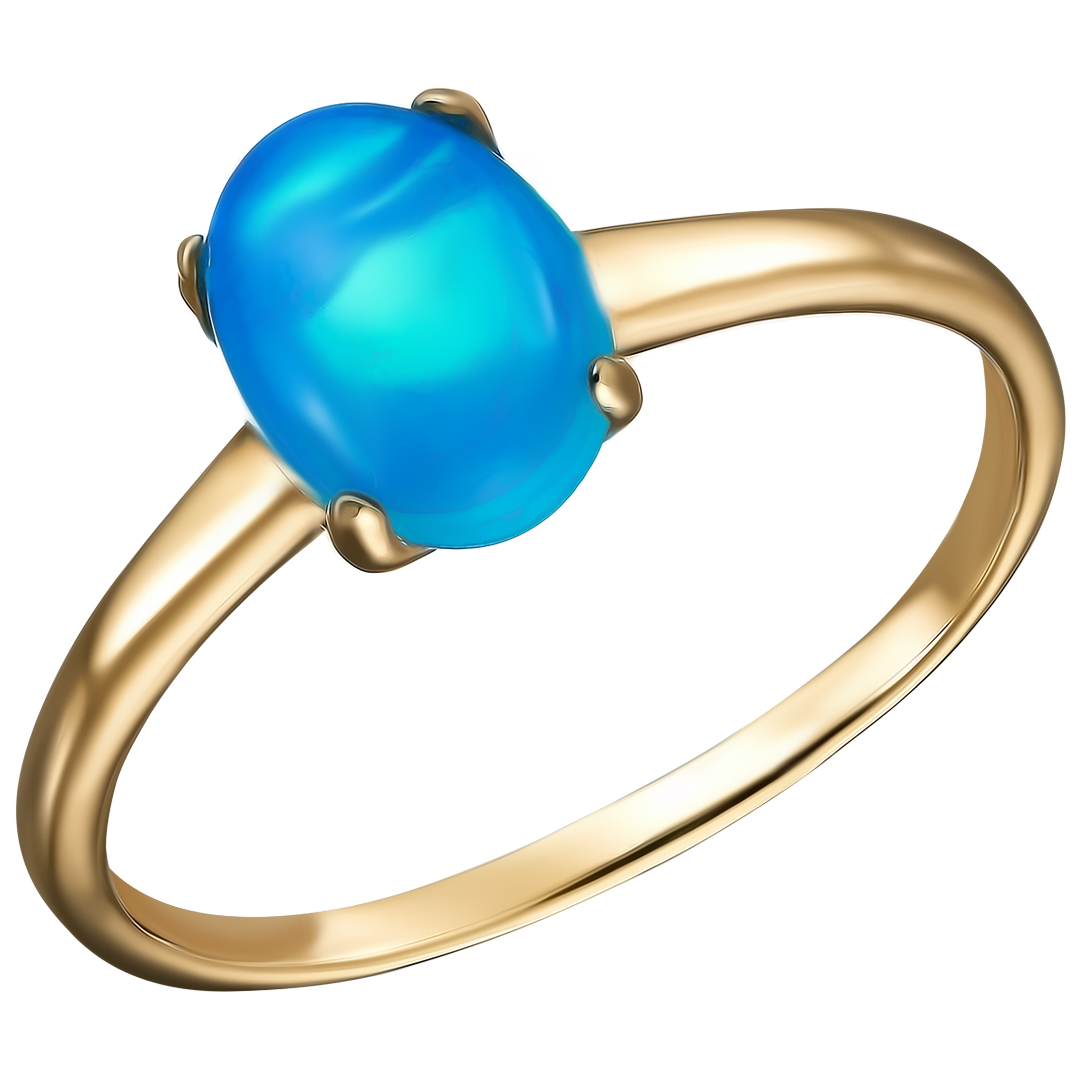 Серебряное кольцо 925 пробы; вставки 1 Опал;