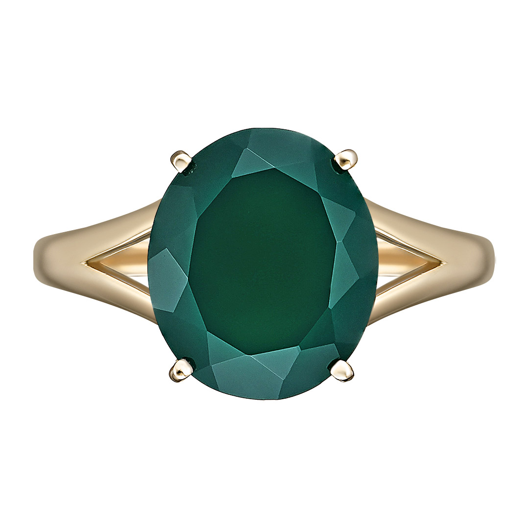 Серебряное кольцо с агатом