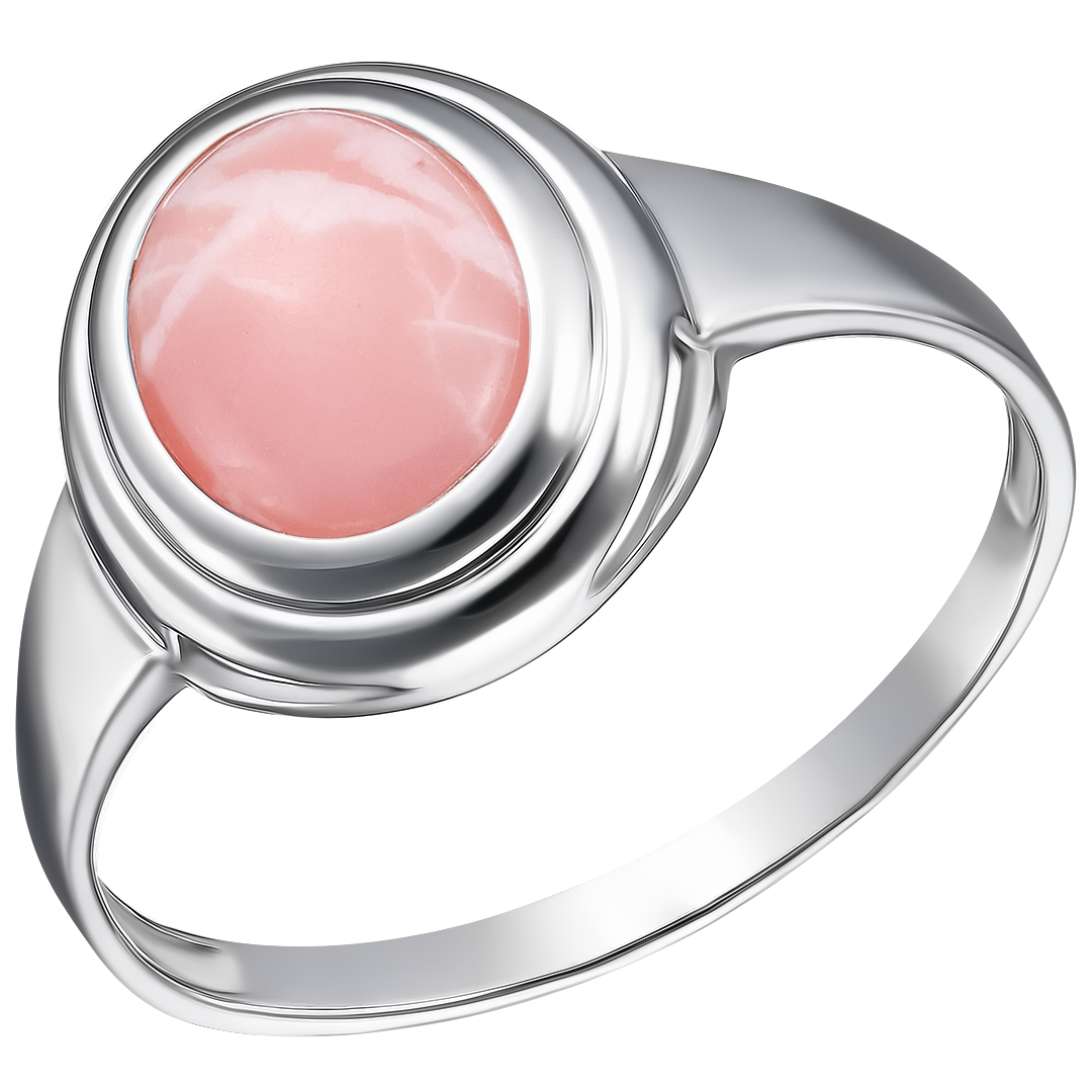 Серебряное кольцо 925 пробы; вставки 1 Смитсонит;
