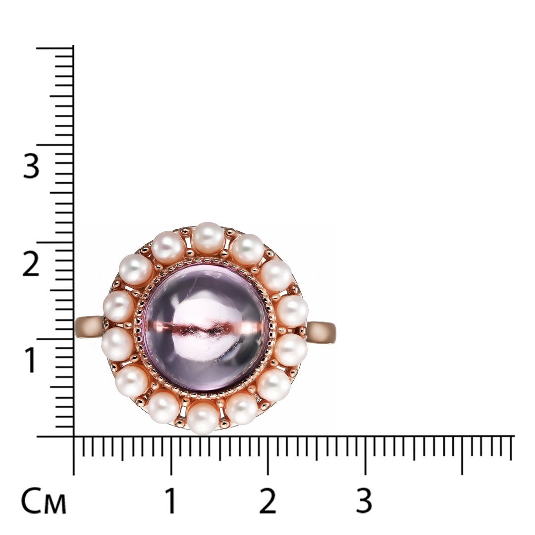 Серебряное кольцо с аметистом