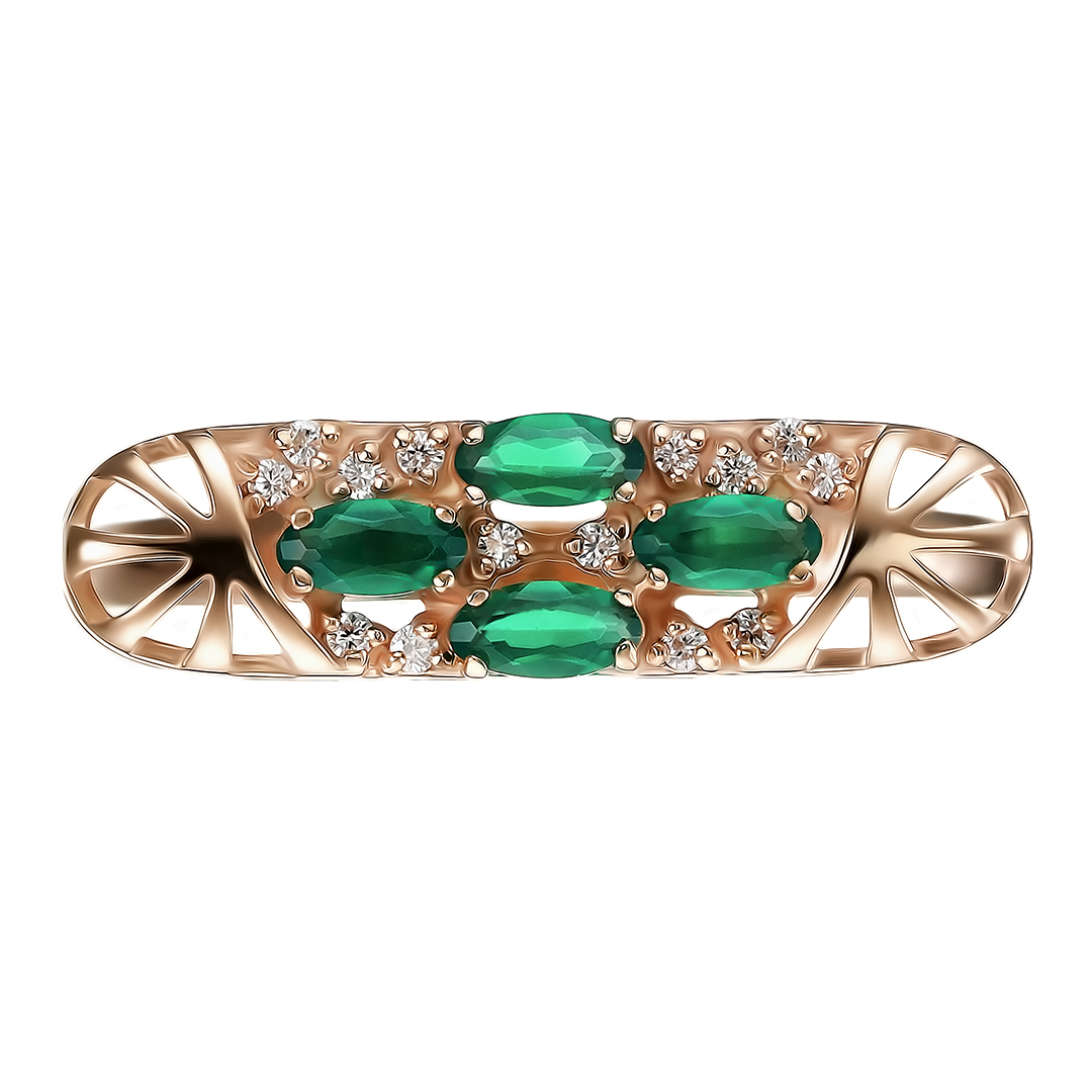 Серебряное кольцо с агатами
