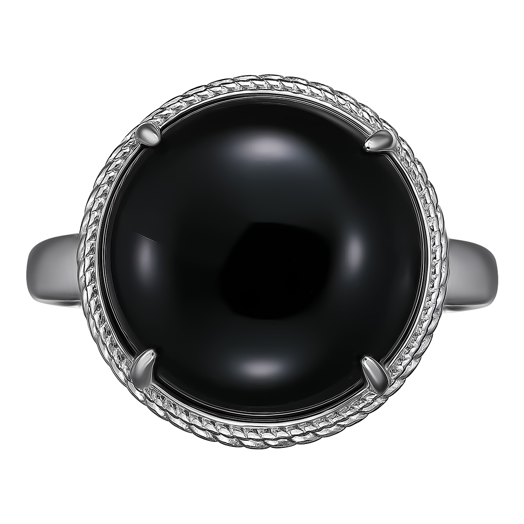 Серебряное кольцо 925 пробы; вставки 1 Агат нат.;
