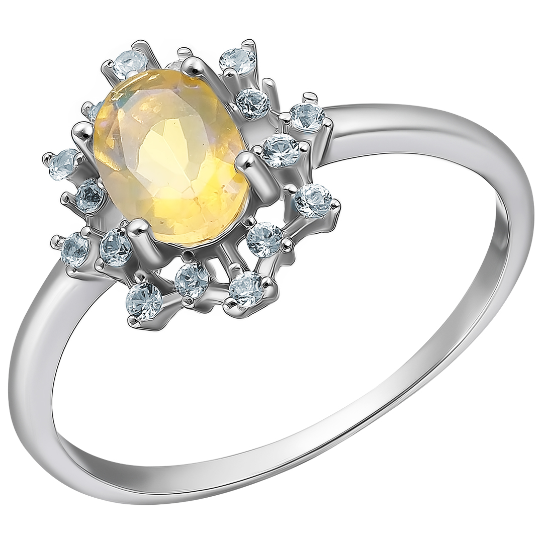 Серебряное кольцо с опалом
