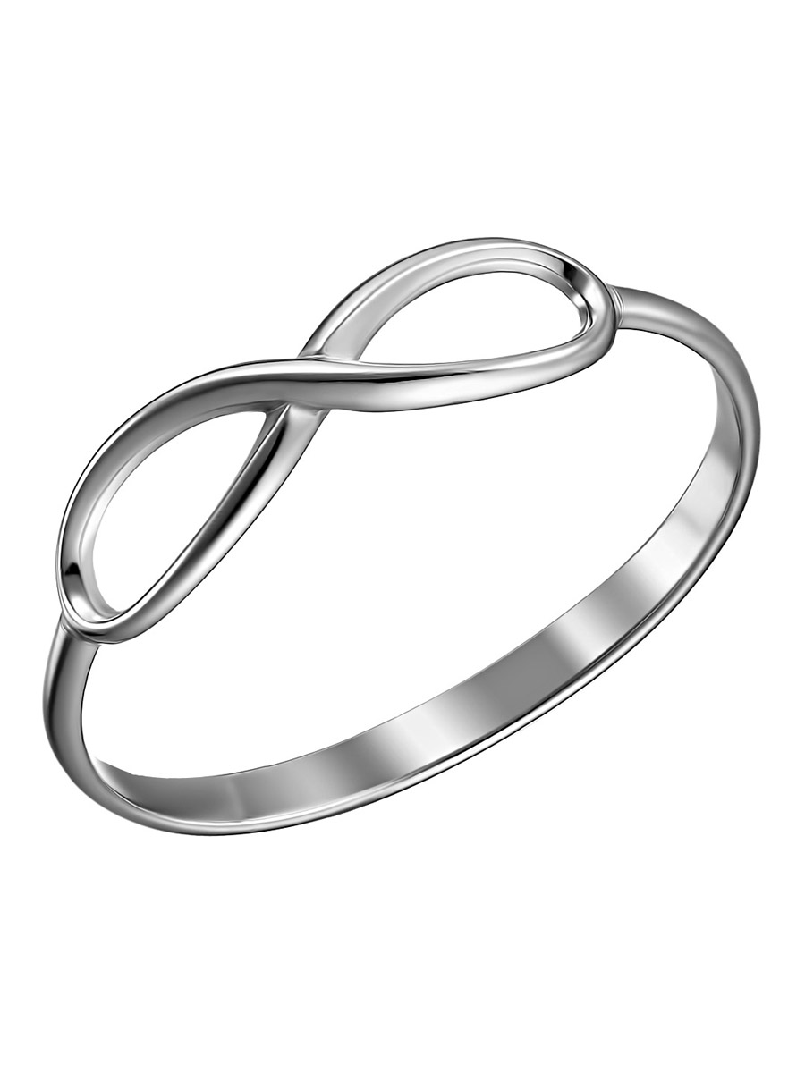 Серебряное кольцо "Знак бесконечности"