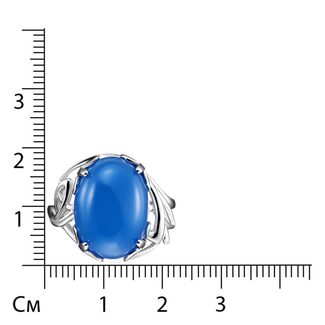 Серебряное кольцо с халцедоном