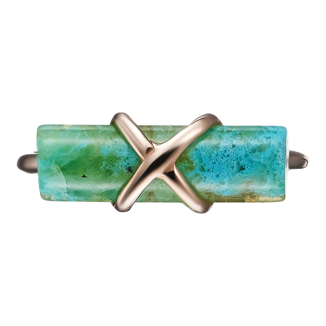 Серебряное кольцо 925 пробы; вставки 1 Янтарь;