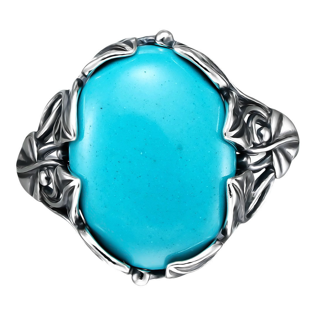 Серебряное кольцо с бирюзой