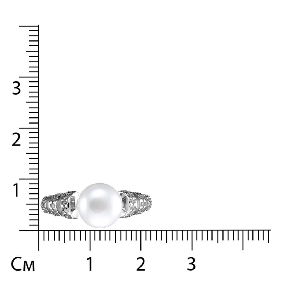 Серебряное кольцо с жемчугом