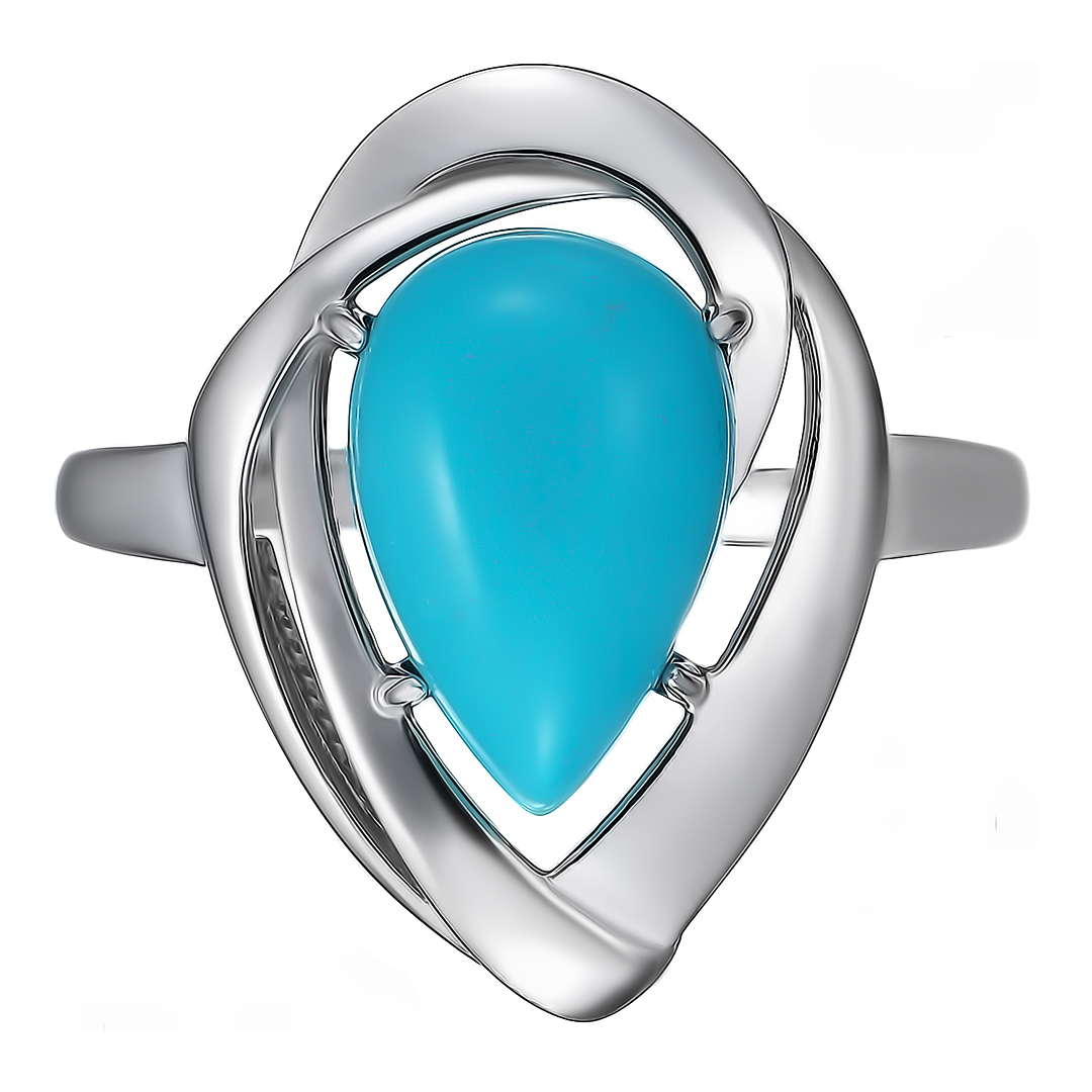 Серебряное кольцо с бирюзой