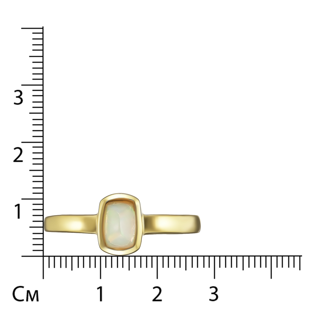 Серебряное кольцо с опалом