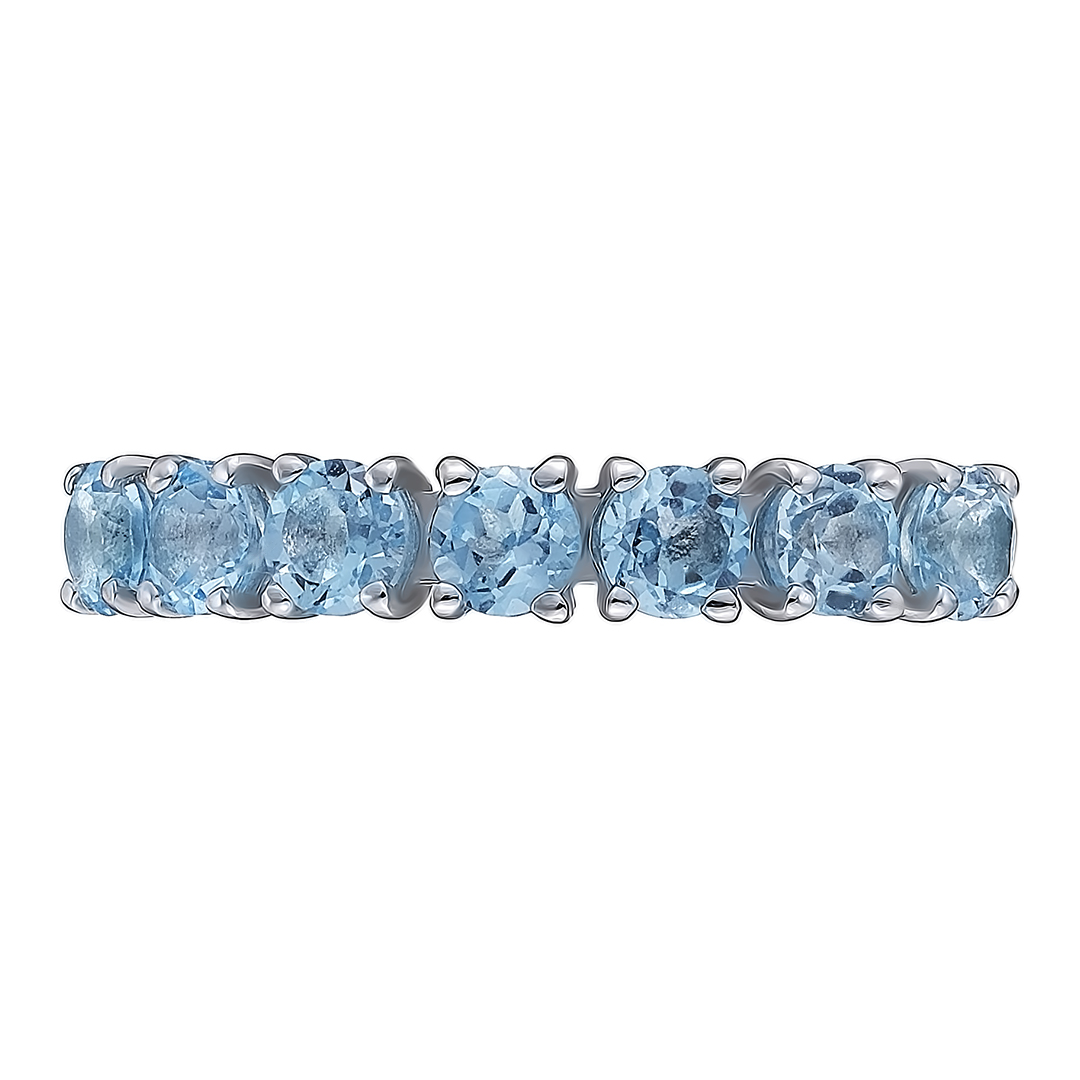 Серебряное кольцо 925 пробы; вставки 7 Топаз swiss;