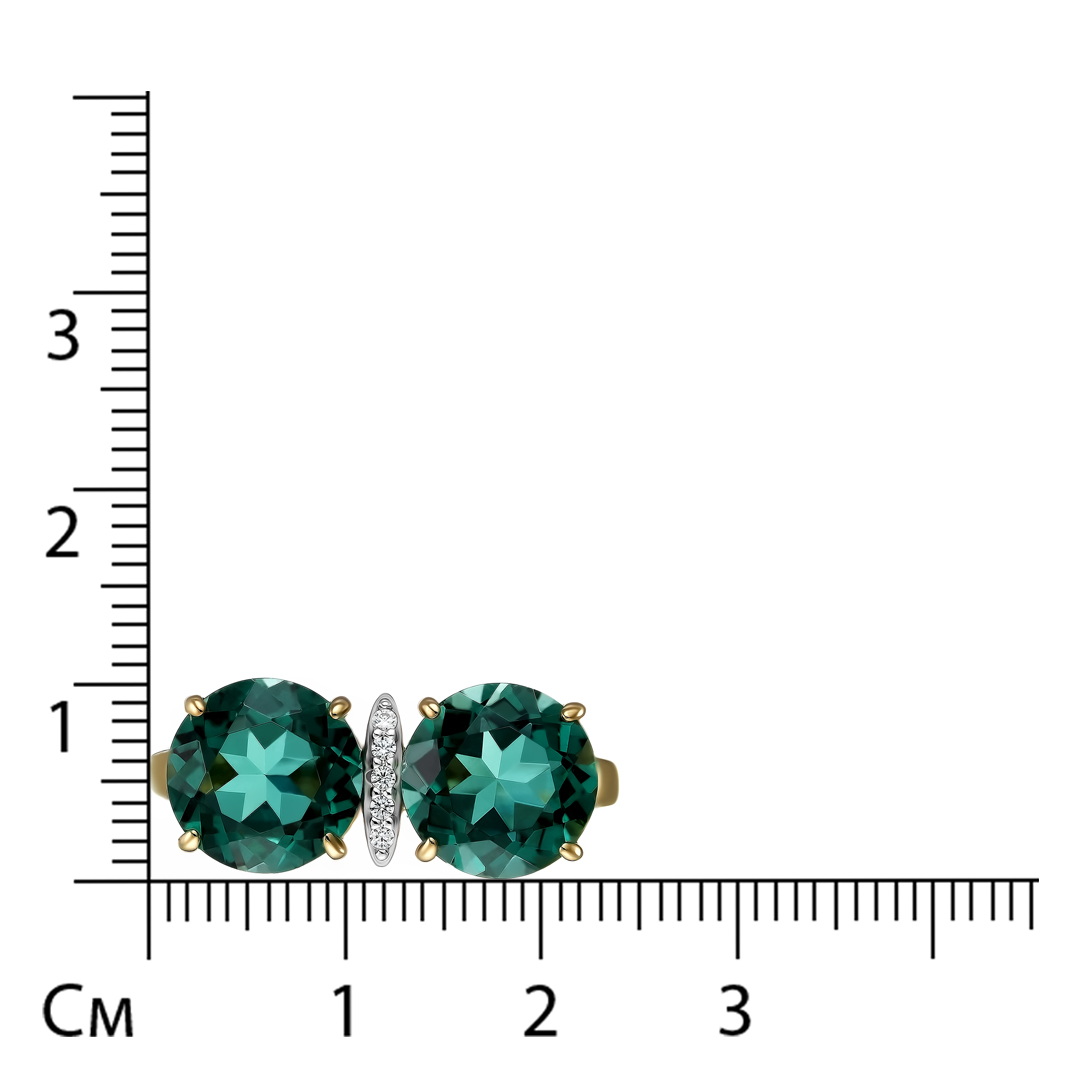 Серебряное кольцо с празиолитами