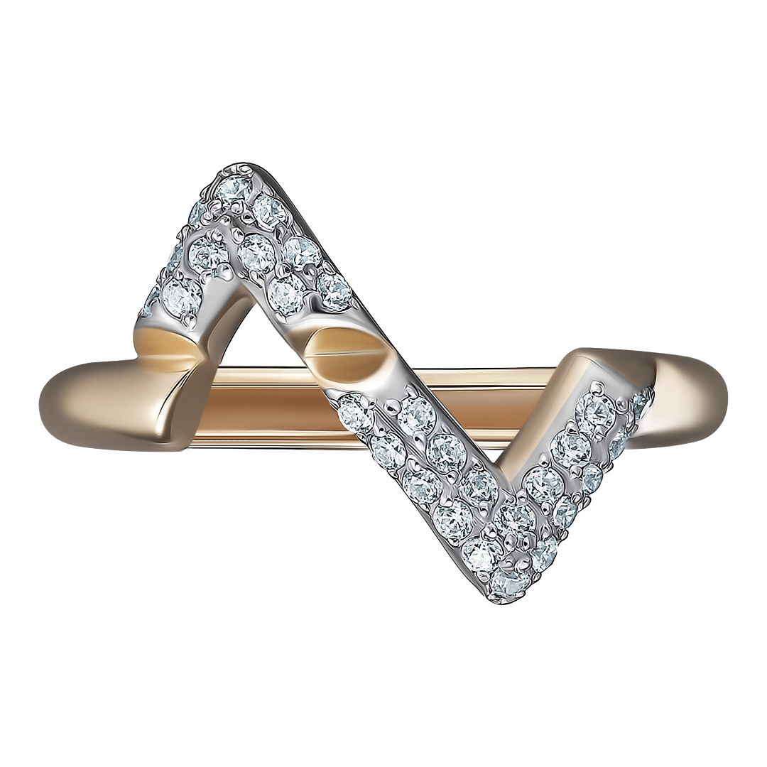 Серебряное кольцо 925 пробы; вставки 1 Агат зеленый; 12 Фианит бесцв.;