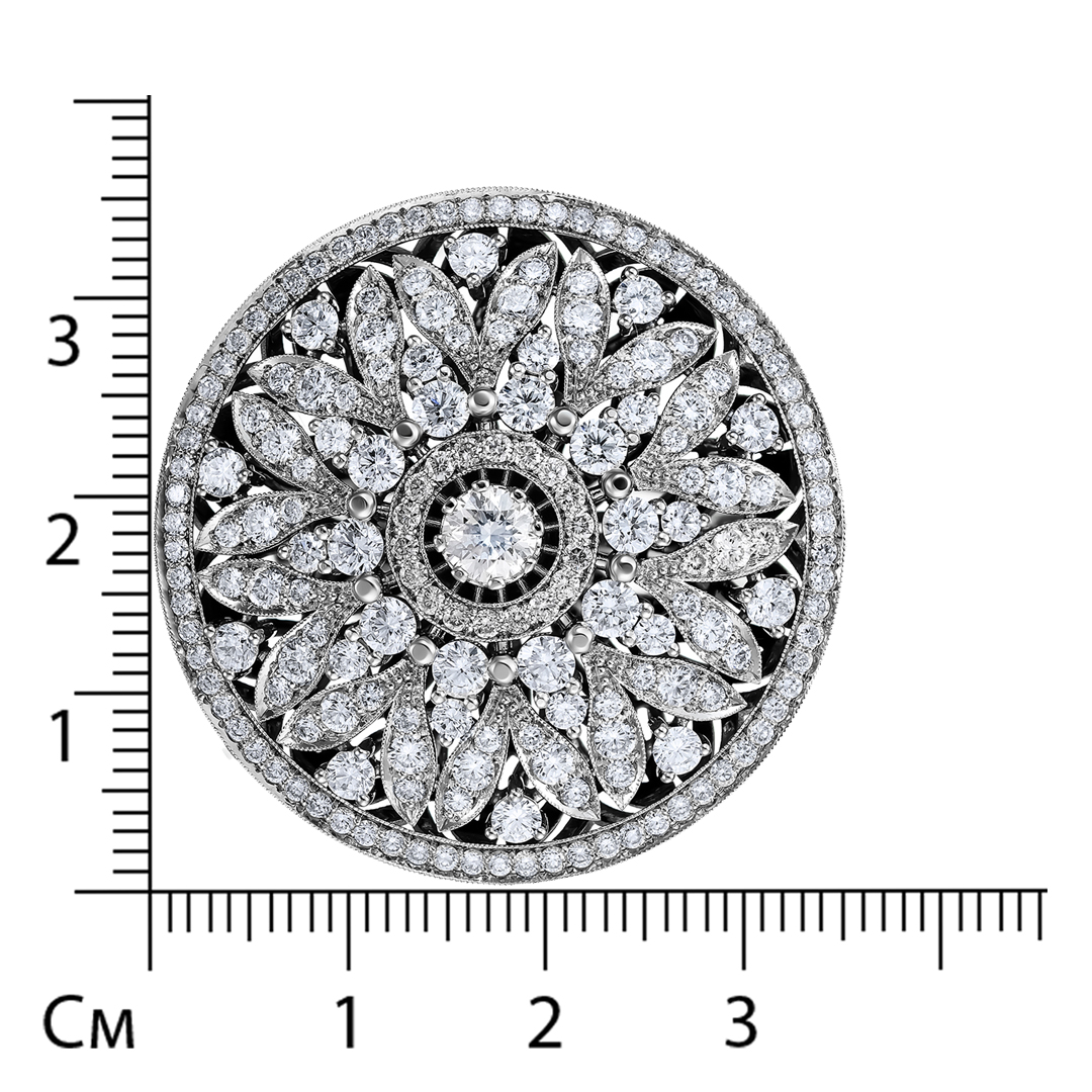 Серебряное кольцо 925 пробы; вставки 1 Агат зеленый; 12 Фианит бесцв.;