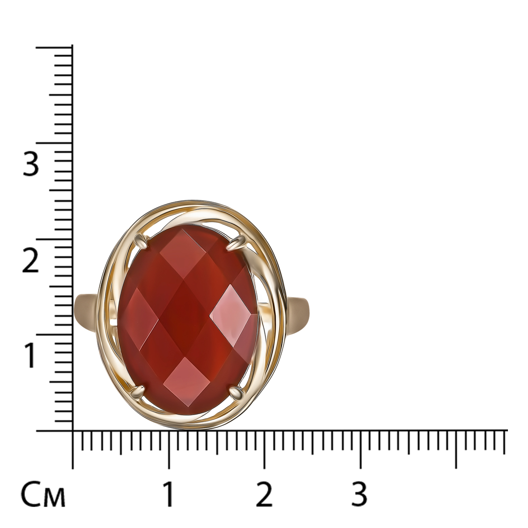 Серебряное кольцо с агатом
