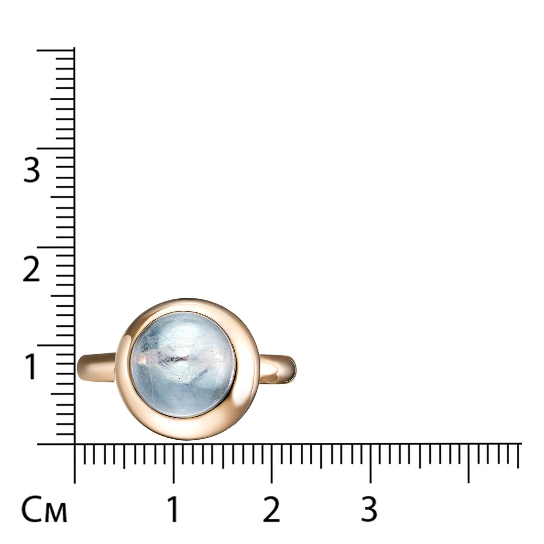 Серебряное кольцо с аквамарином