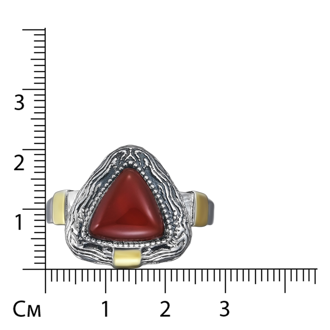 Серебряное кольцо с сердоликом