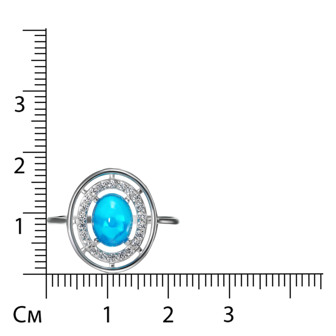 Серебряное кольцо с опалом
