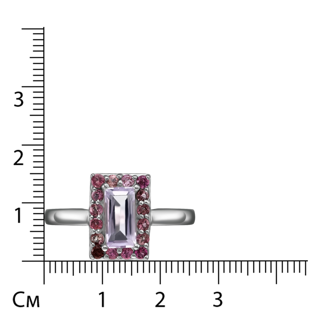 Серебряное кольцо с аметистом