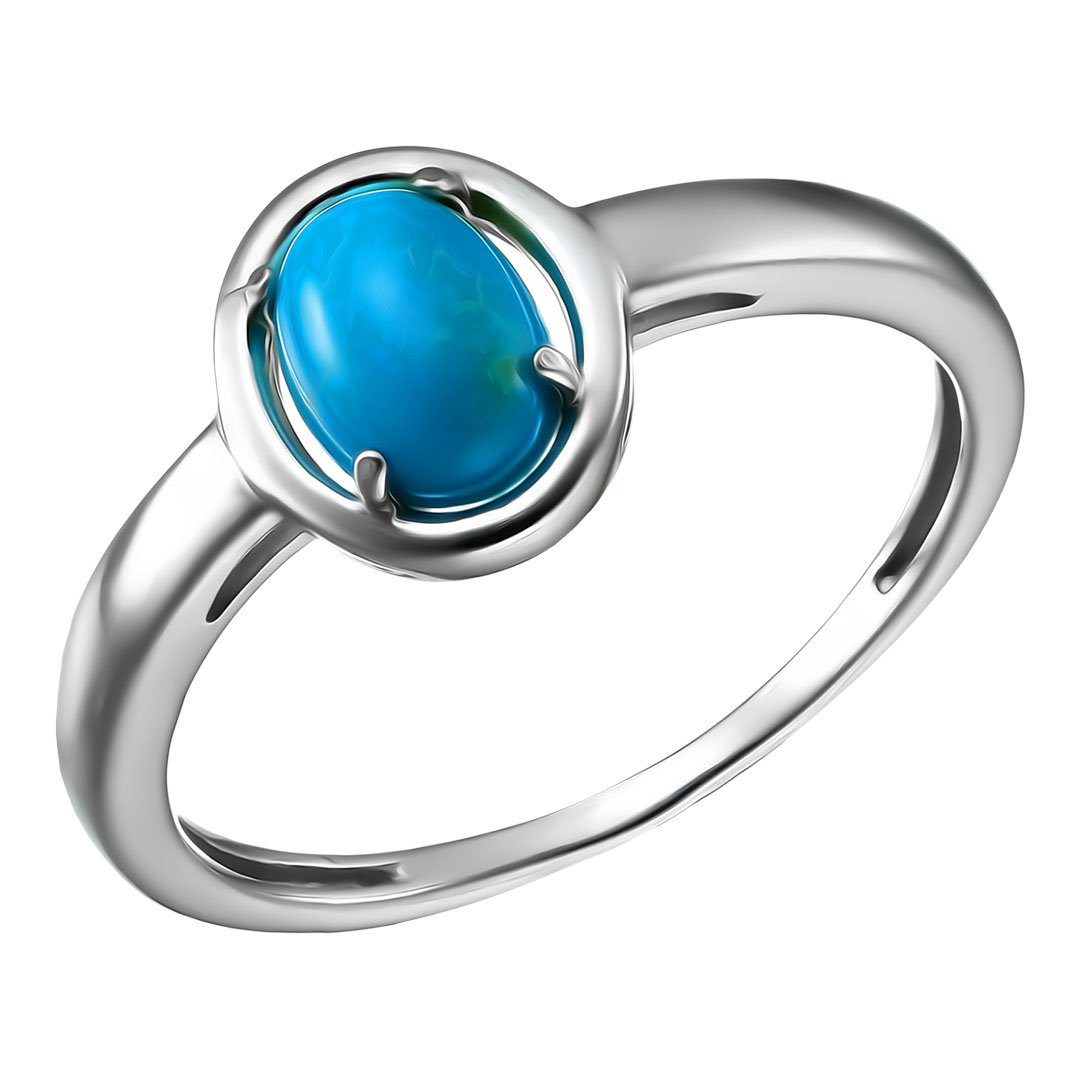 Серебряное кольцо с бирюзой