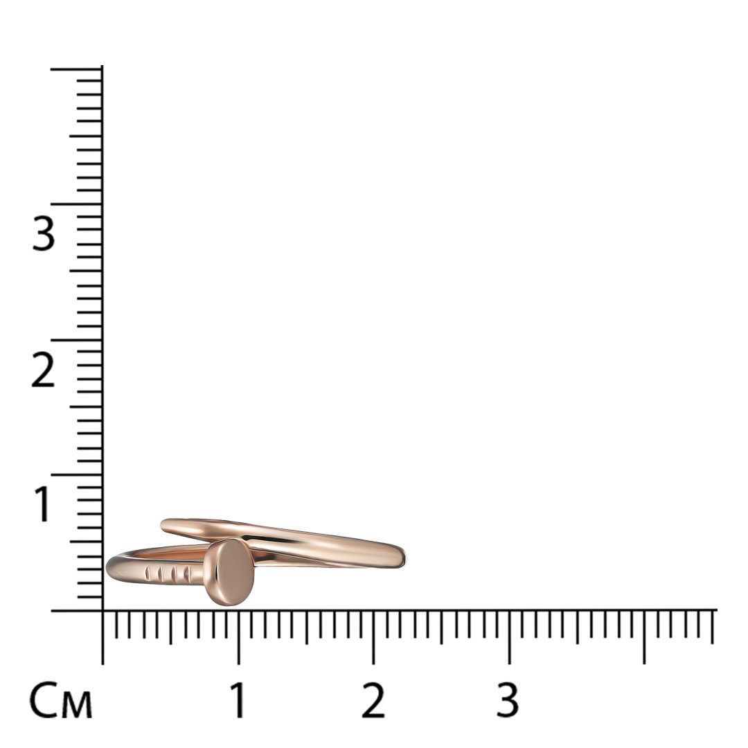 Кольцо из золота "Гвоздь"