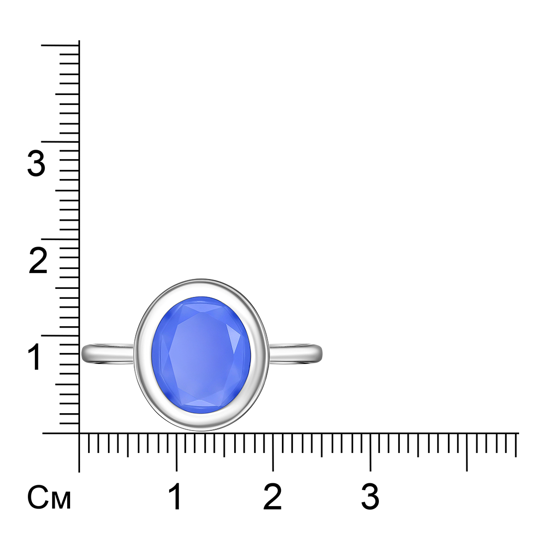 Серебряное кольцо с халцедоном