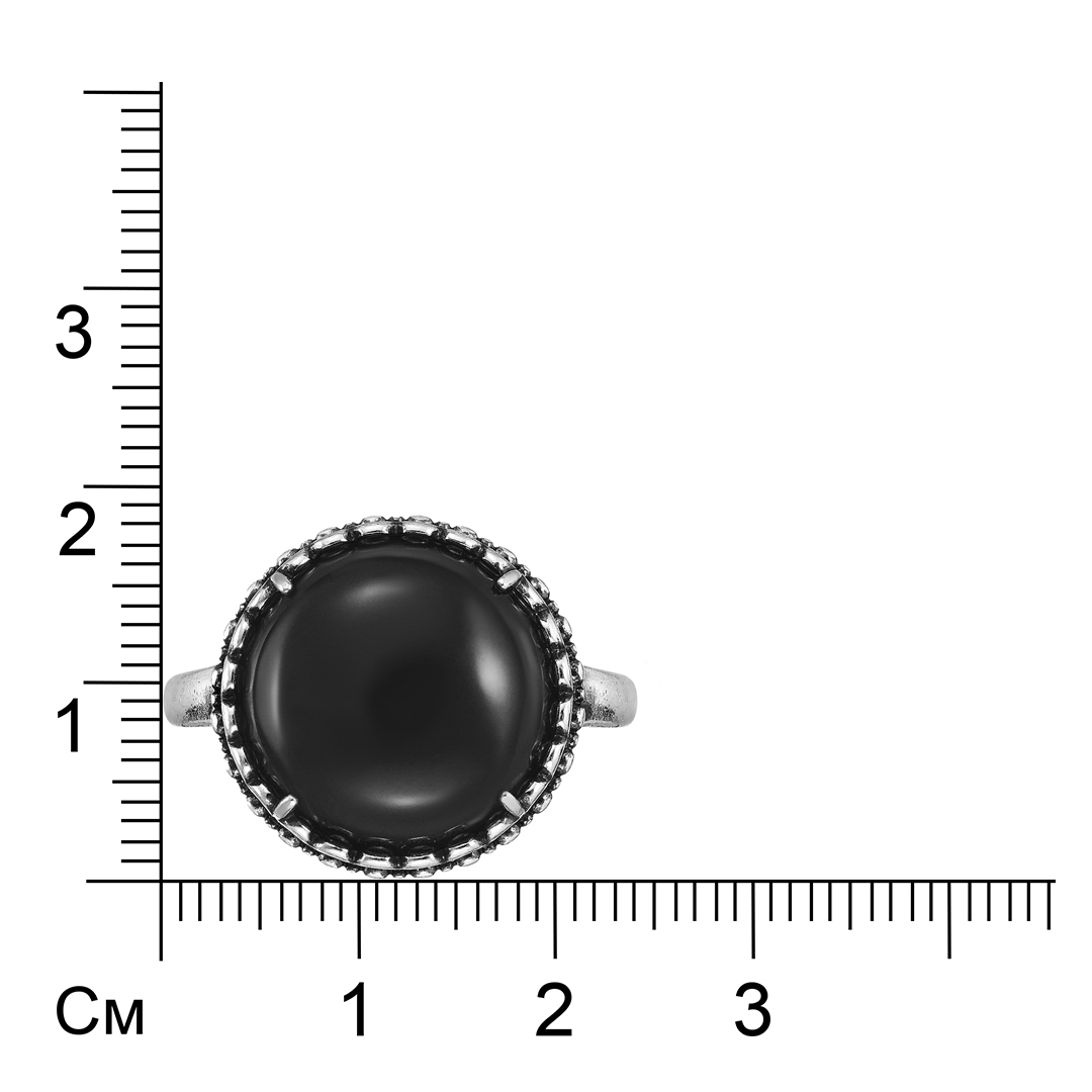 Серебряное кольцо с агатом