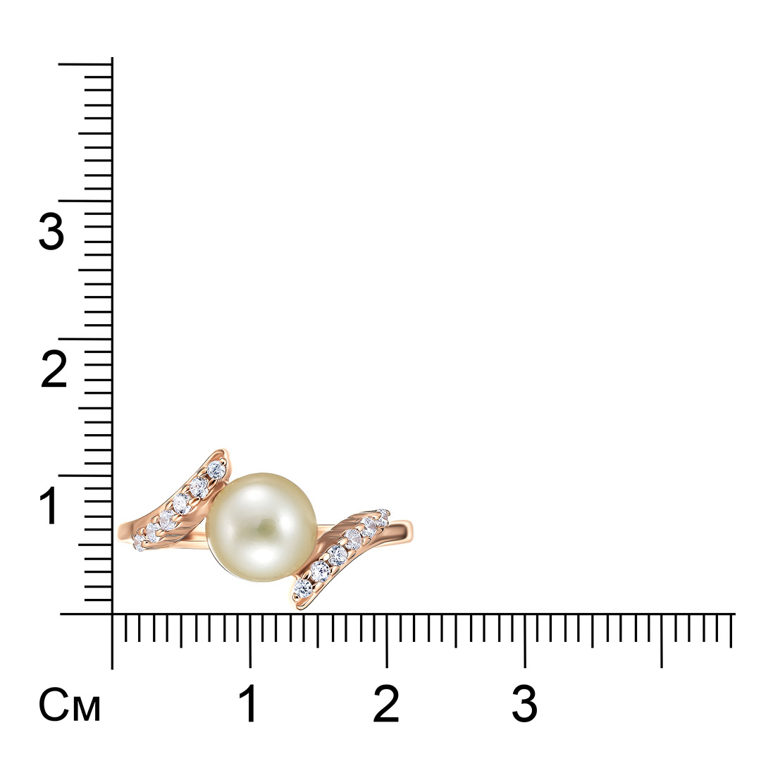 Серебряное кольцо с жемчугом