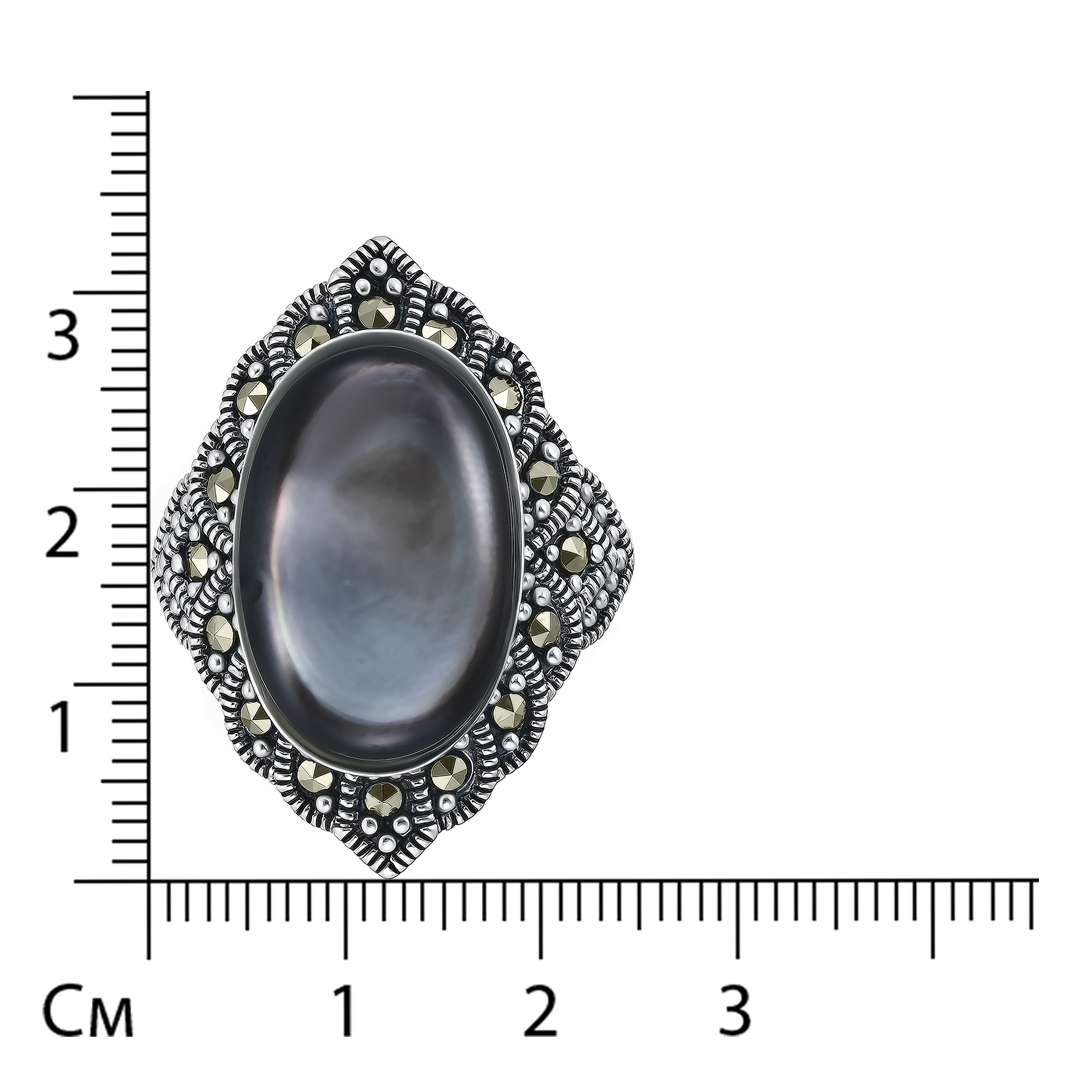 Серебряное кольцо с перламутром