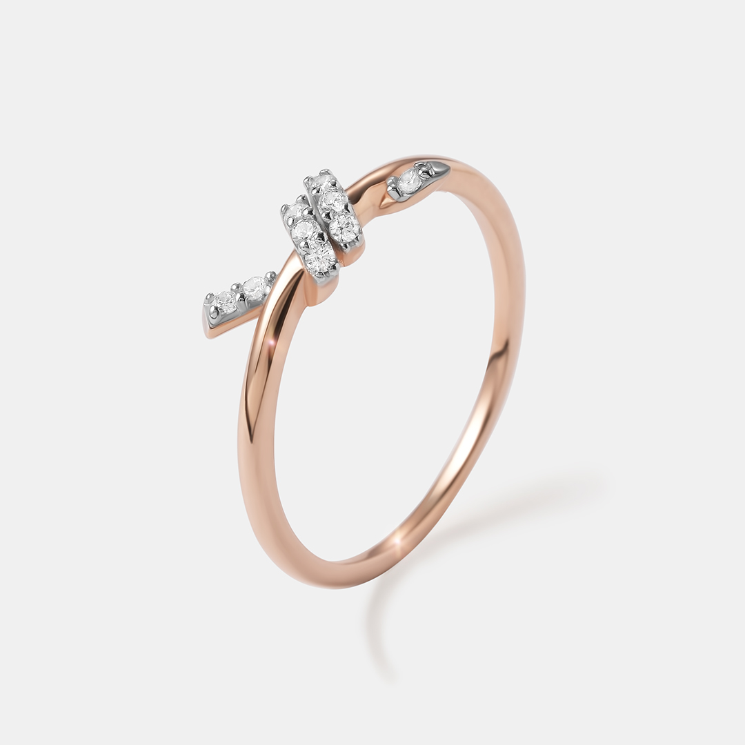 Серебряное кольцо с фианитами