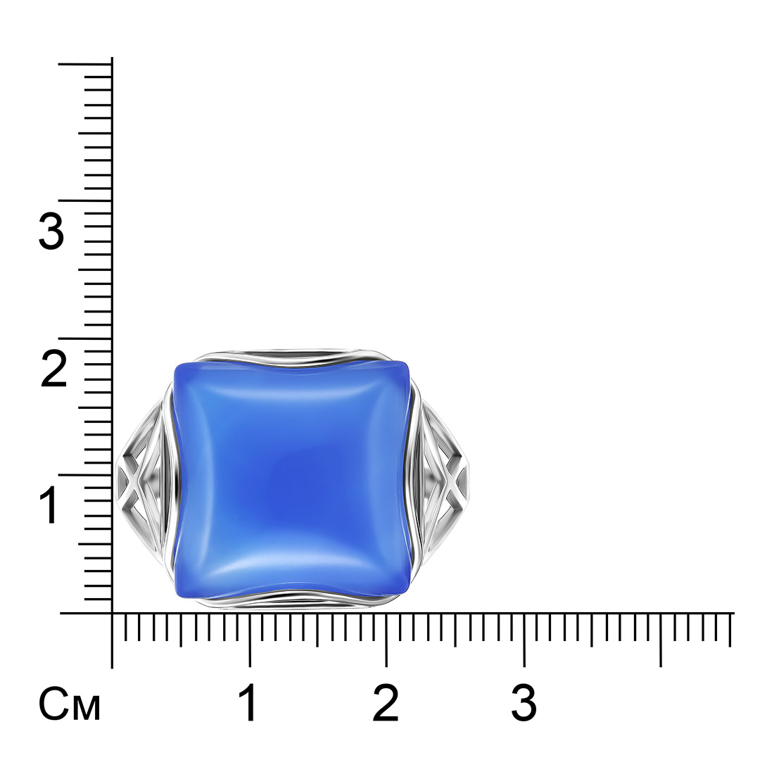 Серебряное кольцо с агатом