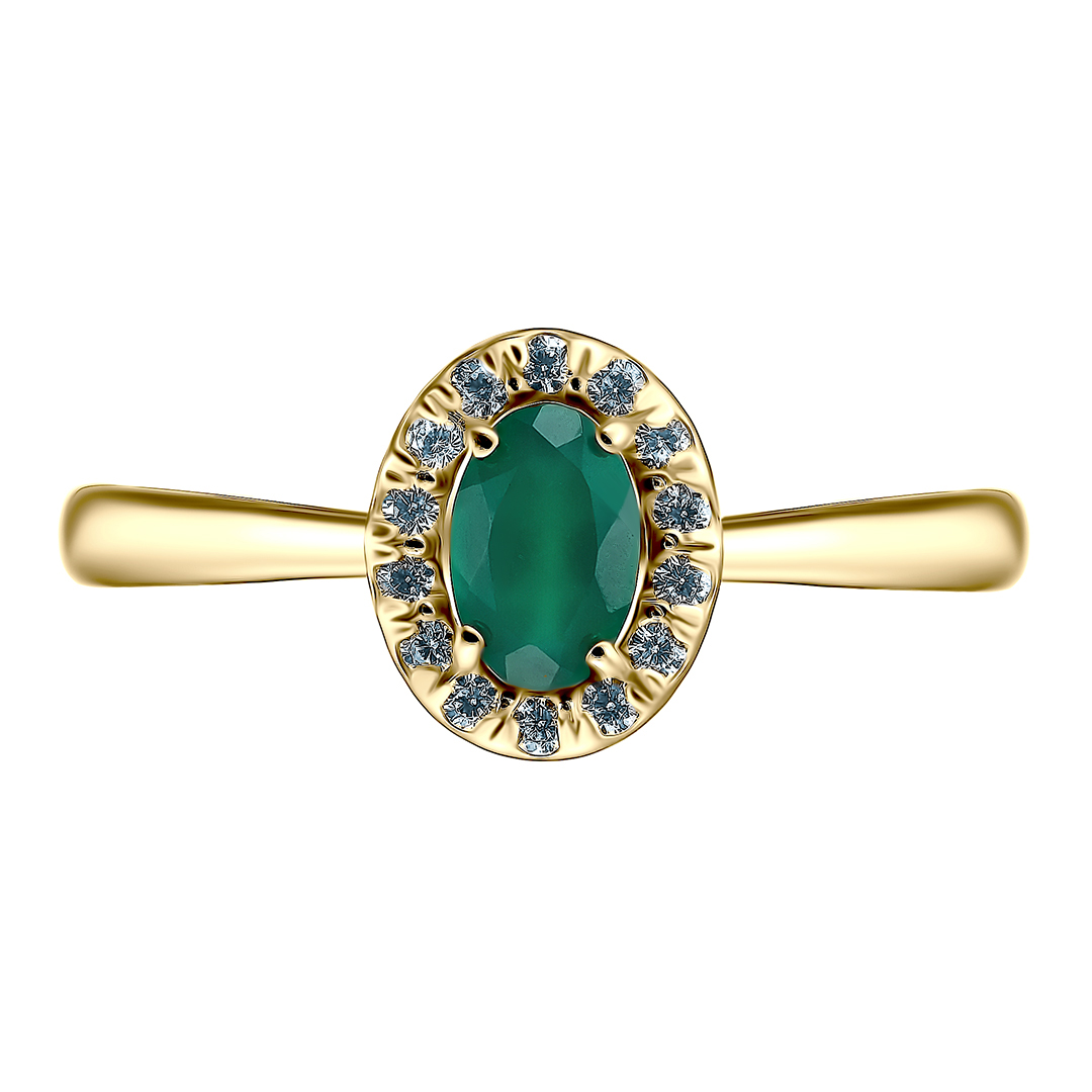 Серебряное кольцо с агатом
