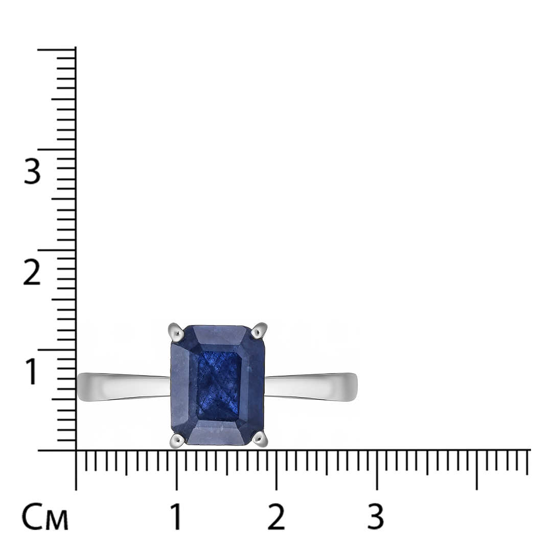 Серебряное кольцо с сапфиром