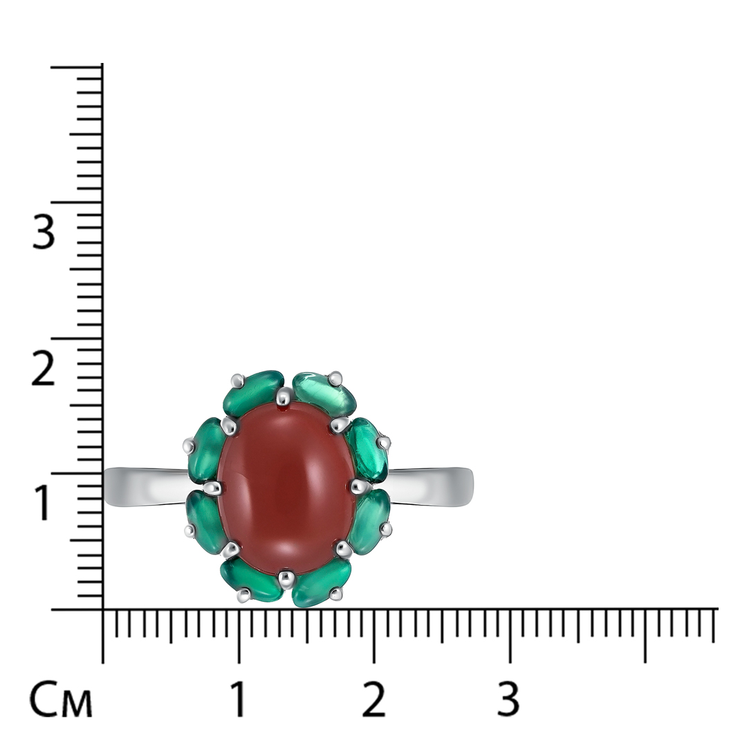 Серебряное кольцо с сердоликом