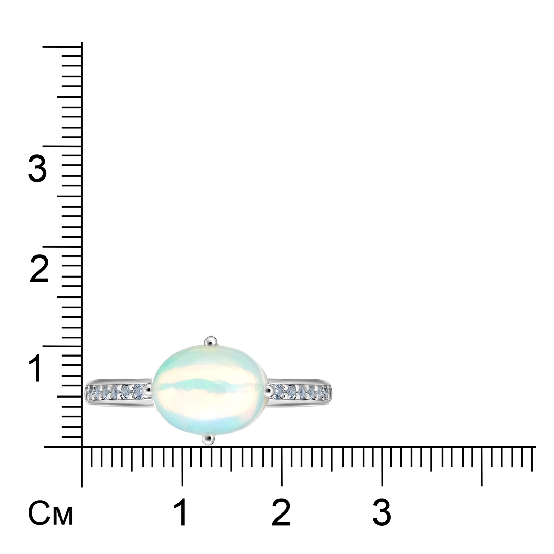 Серебряное кольцо с опалом